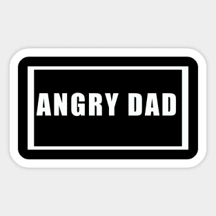 Angry Dad. Sticker